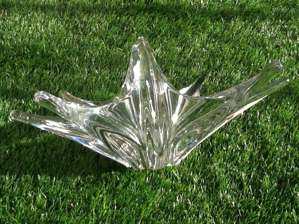 Baccarat crystal fruit cup or table center 8 branches