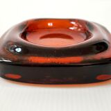 Vintage glass ashtray 1970