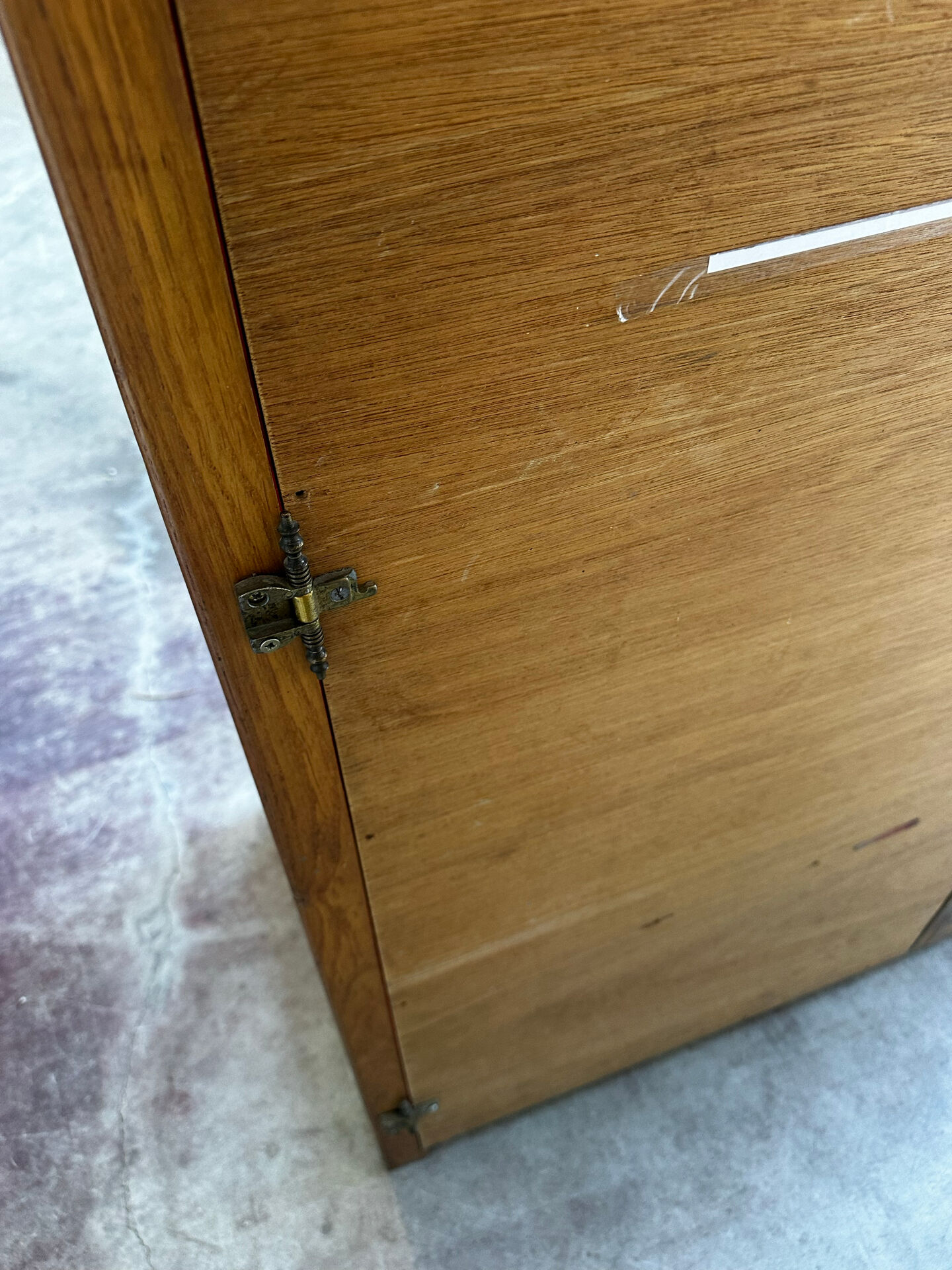 Antique shop display cabinet, 1930s