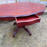 large table pedestal form violin Louis Philippe