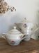 Porcelain coffee pot and sugar bowl
