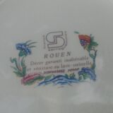 Large porcelain soup tureen from the Sarreguemines earthenware factory, Rouen model