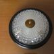 Applique " étoilée " 3 feux, verre diamant et laiton années 50 60