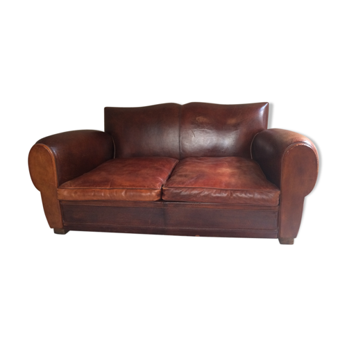 Sofa 1950 Selency, 50s Style Leather Sofa