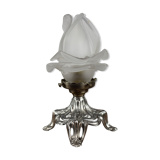 Art deco lamp their in glass paste