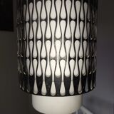 Scandinavian openwork metal pendant lamp