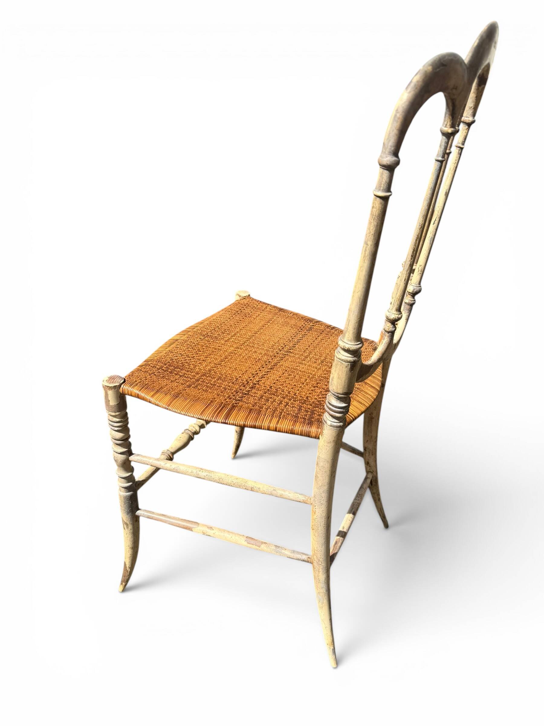 Italian Chiavari chair with patina – Rocca – 1960s