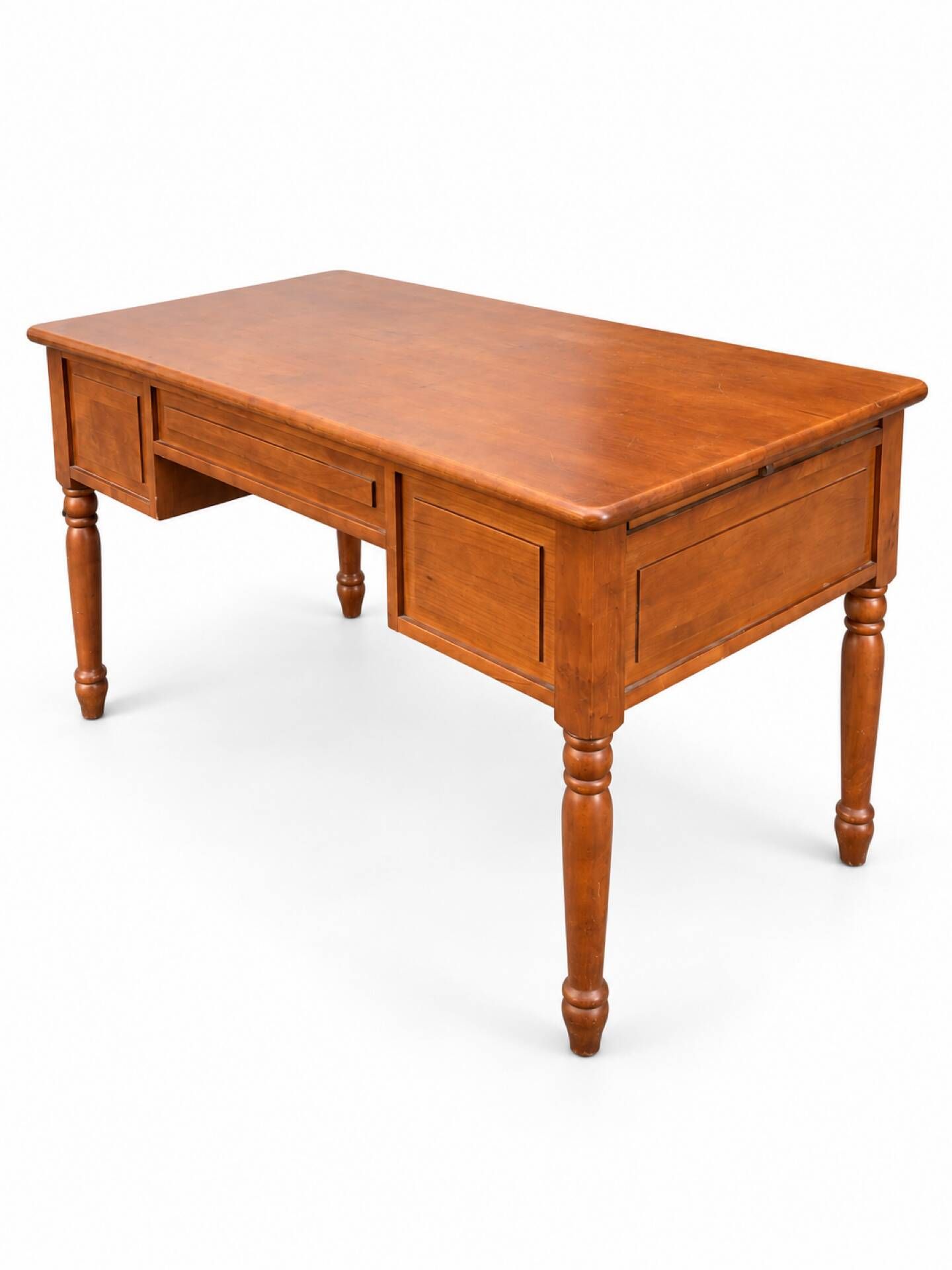 Bureau en merisier massif à rallonges – style classique