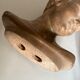 Child's head in terracotta 1920 wooden base
