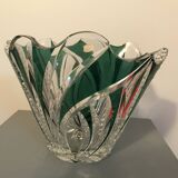 Vase en cristal taillé