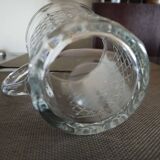 Carafe / Pitcher in cut crystal 1950s/1960s