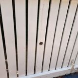 Vintage white wooden garden furniture