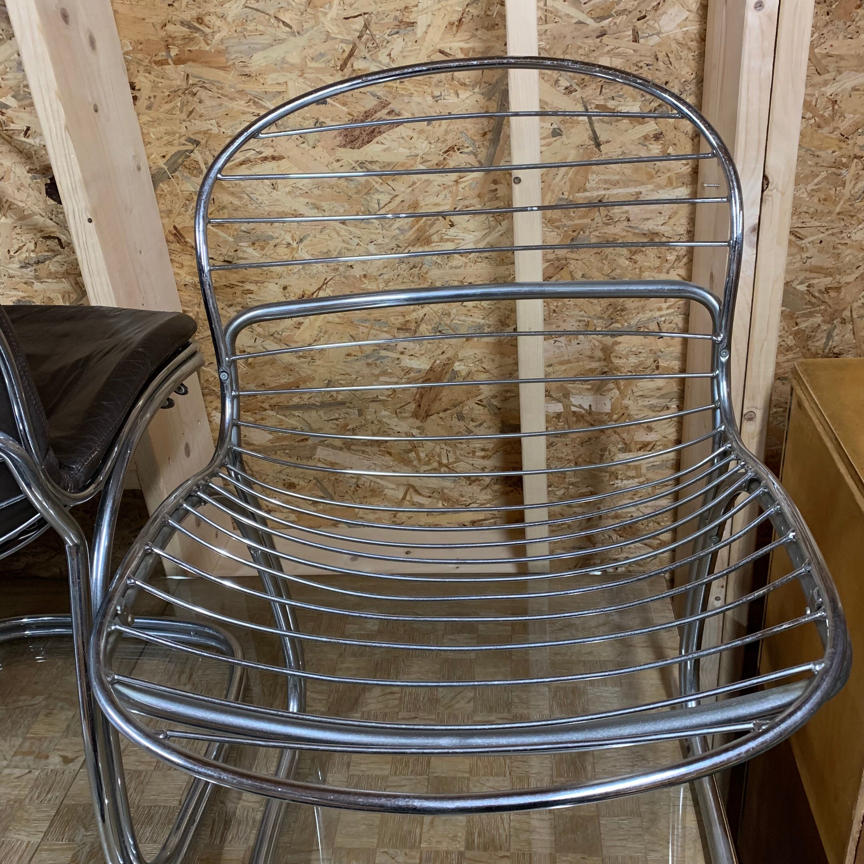 Pair of chairs Gastone Rinaldi 1970
