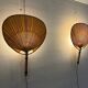 Pair Of Ingo Maurer Uchiwa III Wall Lamps For M-Design, 1973