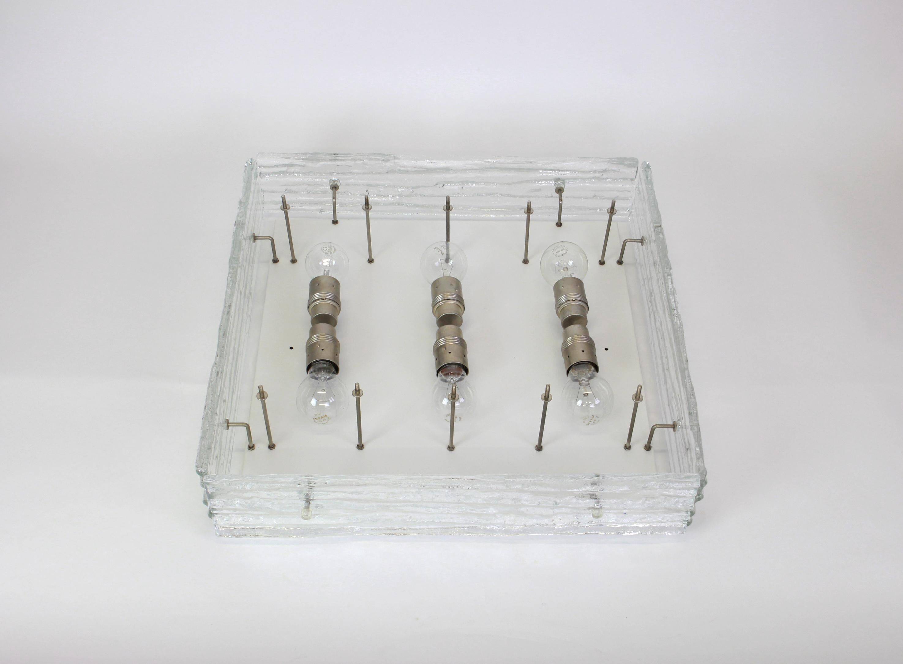 Murano glass ceiling lights by Kalmar, Austria, 1960s.