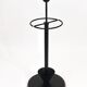 Porte-parapluie noir post-moderne Castiglioni style Memphis, Italie, années 1980