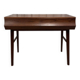 Swedish Console Table with Two Drawers in Dark Teak by G&T, 1960s