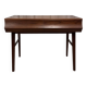 Swedish Console Table with Two Drawers in Dark Teak by G&T, 1960s