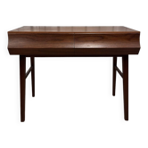 Swedish Console Table with Two Drawers in Dark Teak by G&T, 1960s