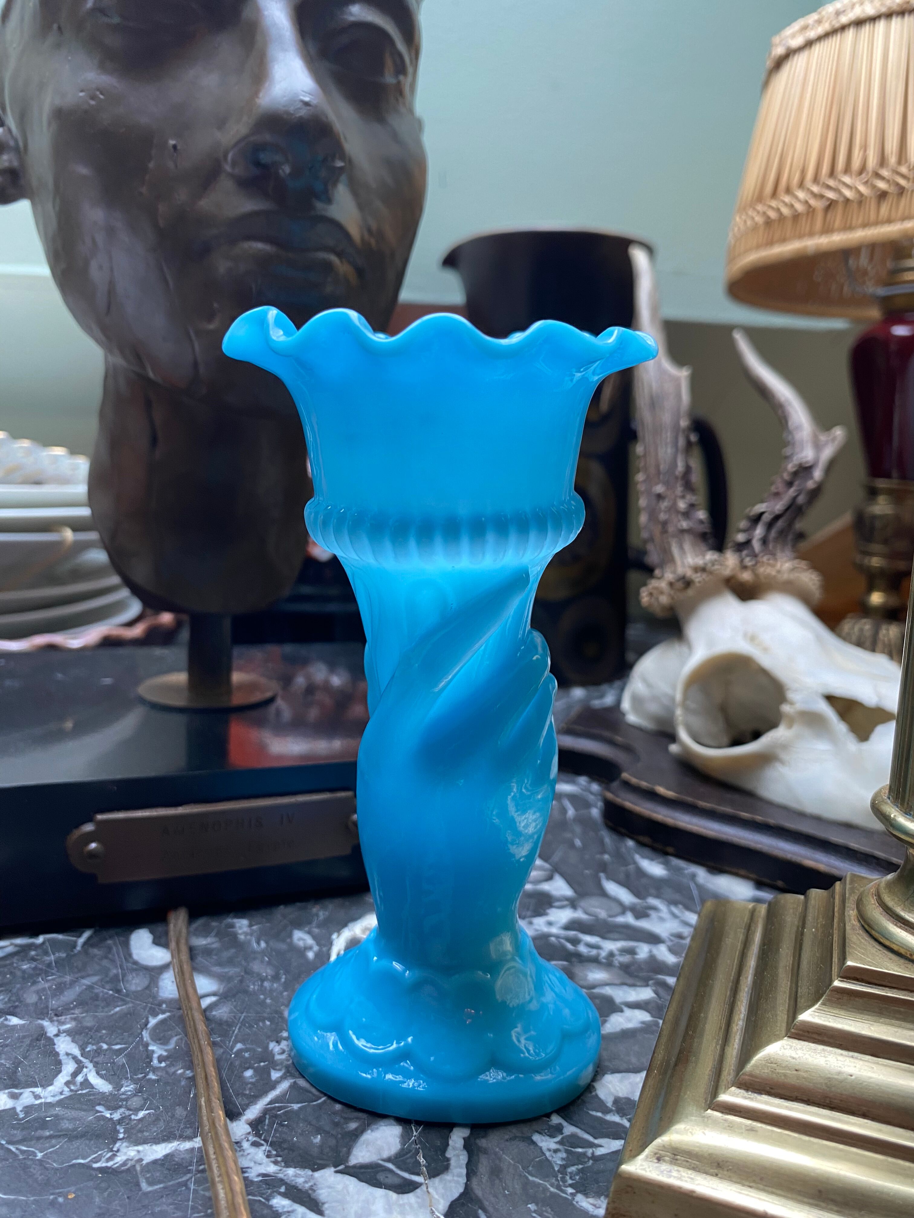 Opaline vase the torch