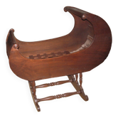 Antique wooden cradle