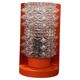 Murano Glass and Orange Metal Table Lamp, Italy, 1950s