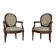 Pair Of Louis XVI Armchairs In Carved Wood, 18th Century
