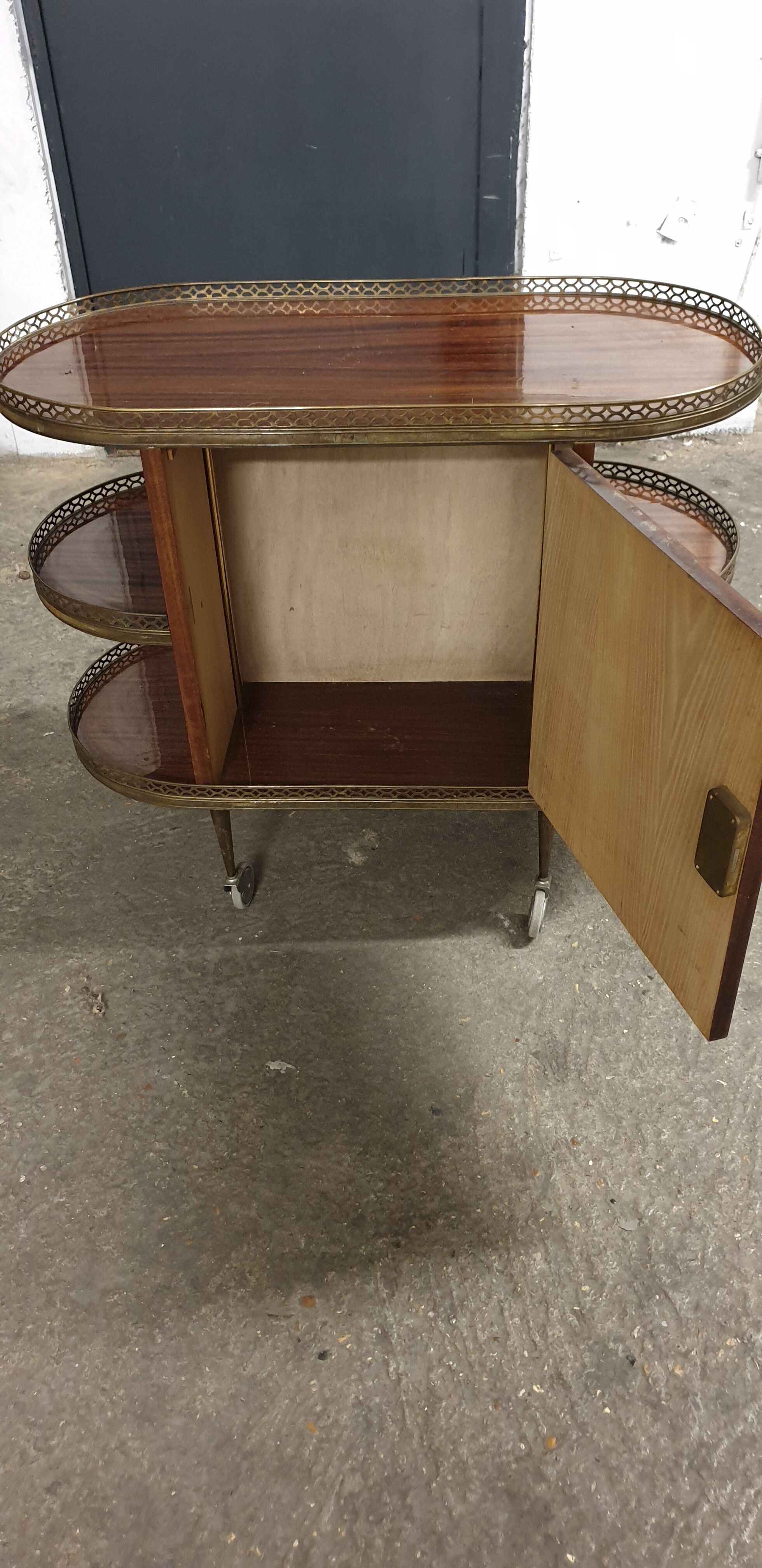 Vintage cylinder bar furniture