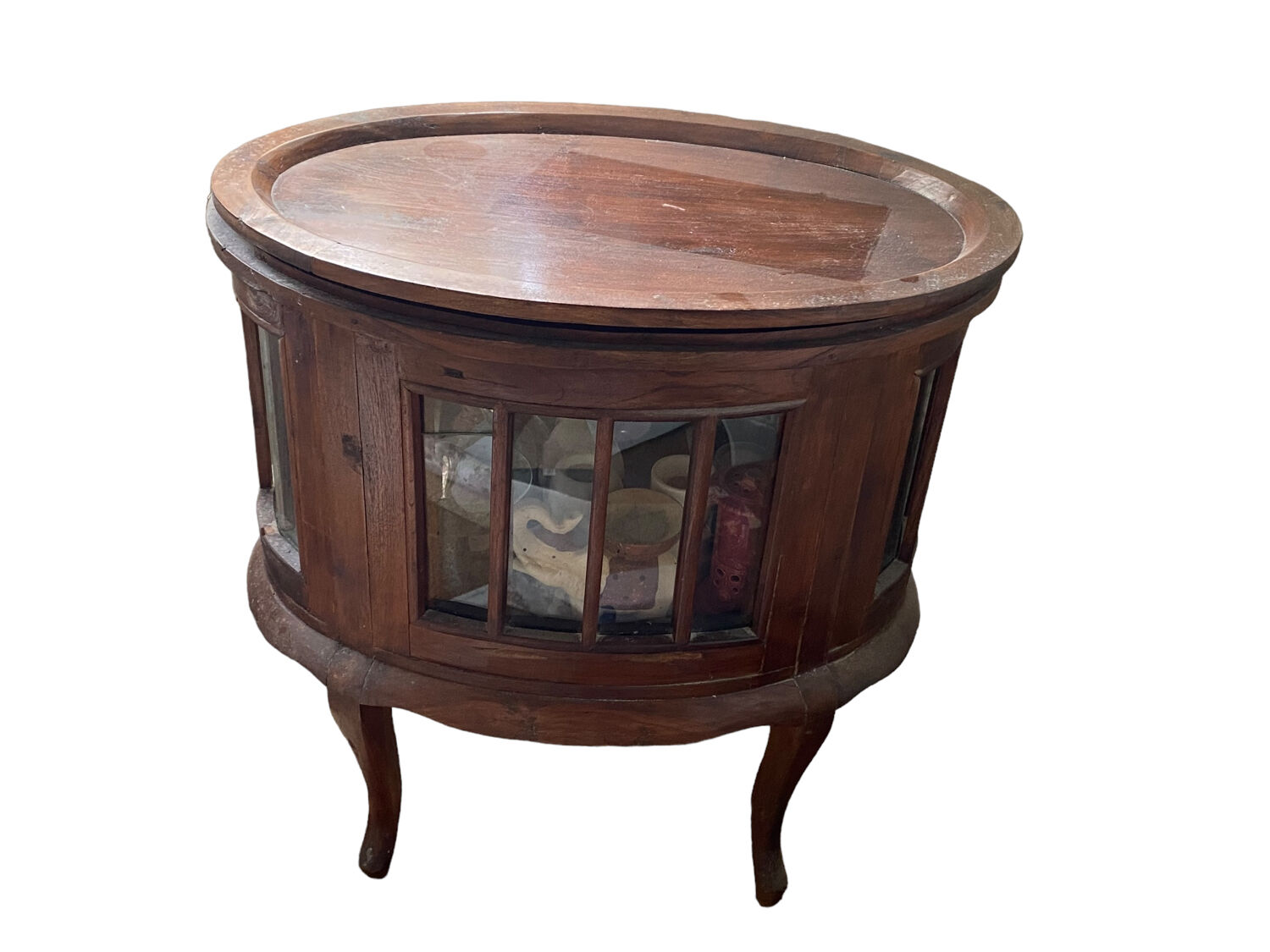 Old tea cabinet colonial coffee table