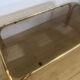 Vintage metal coffee table Italy 1970s