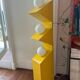 yellow metal floor lamp, first edition Axel Chay for Monoprix