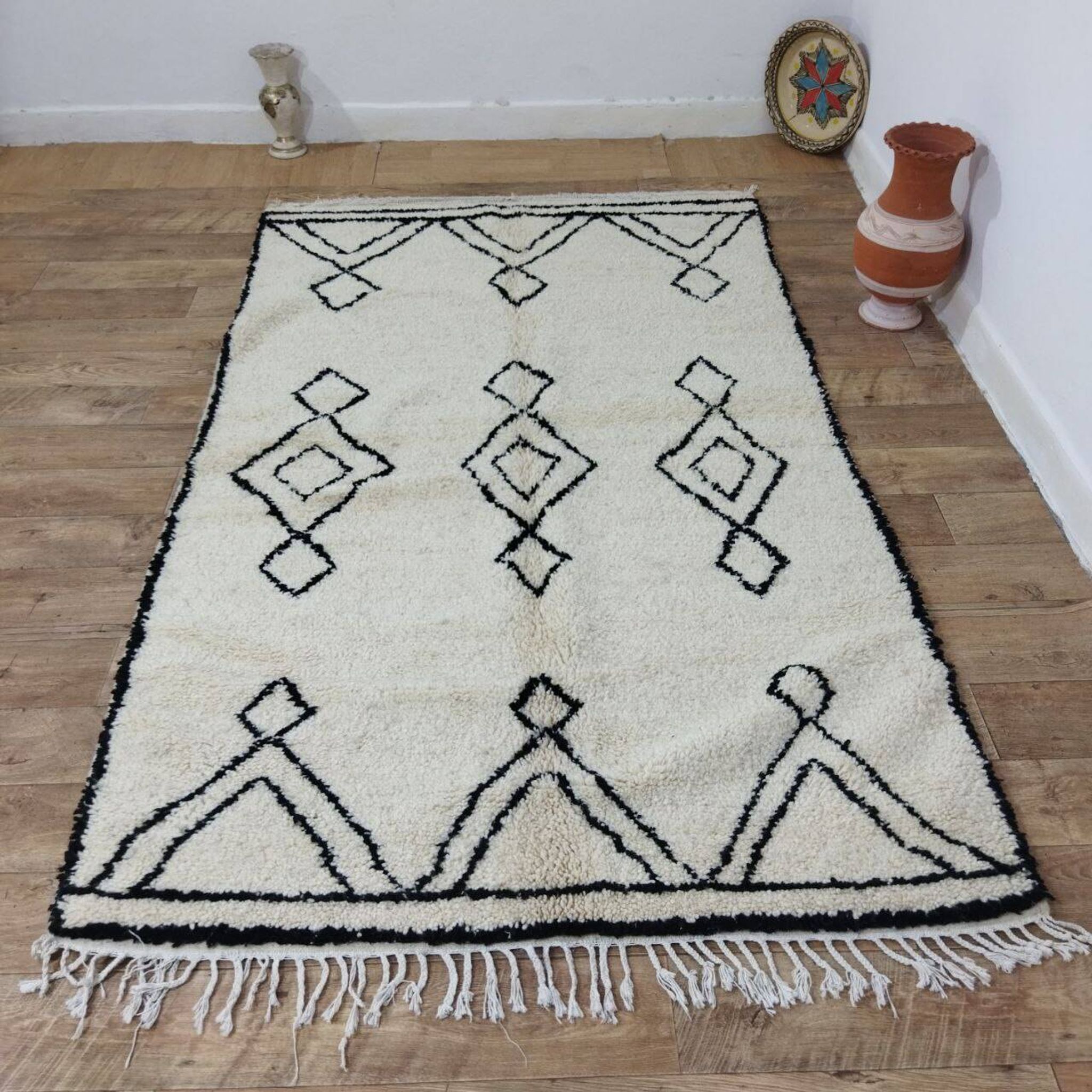 Tapis berbère laine fait main 250 x 150 cm