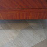 Louis XVI chest of drawers - Bronze - Butterfly wood veneer marquetry - 1930