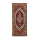 Vintage Red and Pink Turkish Oushak Rug - Kitchen Rug 3'5" X 7'4"