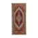 Vintage Red and Pink Turkish Oushak Rug - Kitchen Rug 3'5" X 7'4"