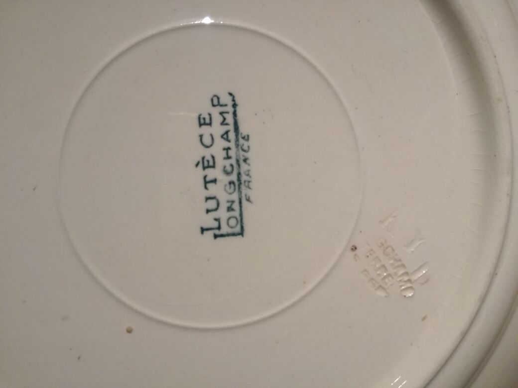 2 old land of Longchamp Lutèce iron plates
