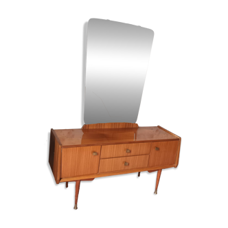 coiffeuse vintage avec miroir