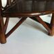 Vintage corner shelf in rattan