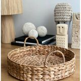 Round rattan plateau Bora bamboo Bali