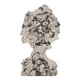 jean dubuffet: portrait - lithograph and stencil