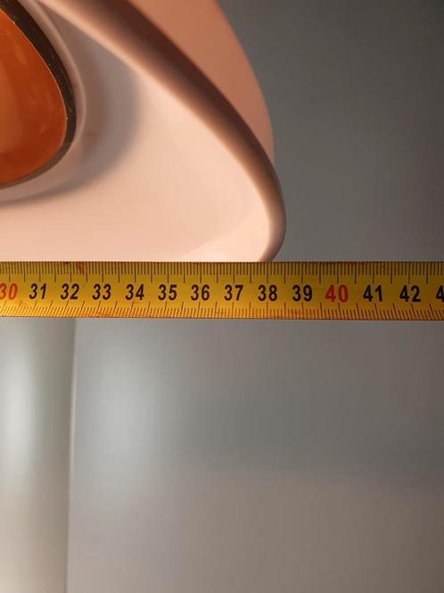 Vintage space-age plastic pendant lamp