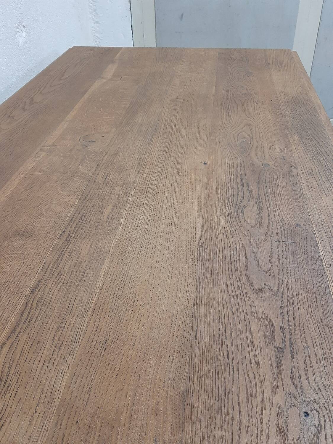 Solid oak farm table