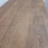 Solid oak farm table
