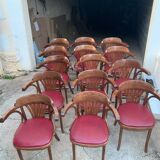 Set of bistro armchairs (14 armchairs)