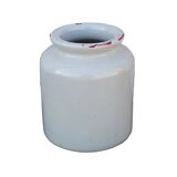 Pot à moutarde vintage français en grès