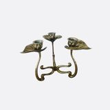 Art Nouveau style chandelier in solid brass