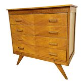 Vintage chest of drawers compass feet