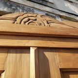 Parisian cabinet art deco raw wood