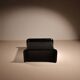 Black Fiberglass Coffee Table by Rosenthal | Germany 1970s