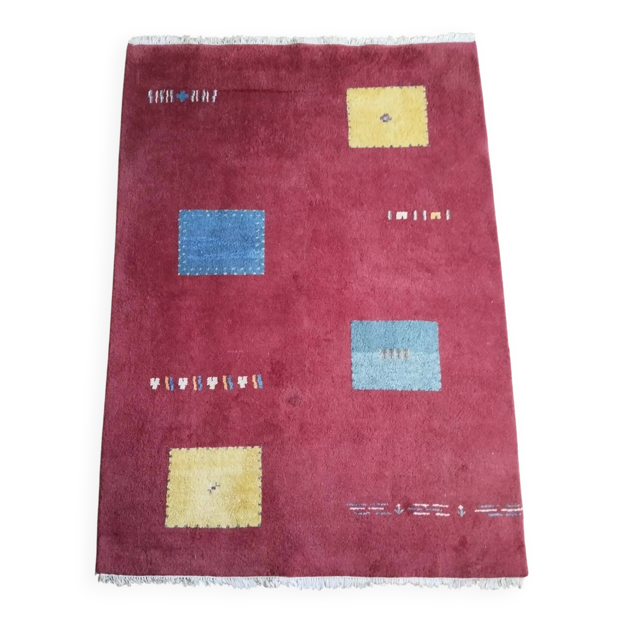 Handmade Indo Gabbeh rug 243x172cm